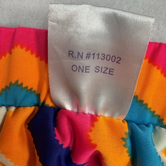 India Boutique Strapless Stretch Maxi Dress Womens One Sz Multicolored Tie Waist - Picture 4 of 10